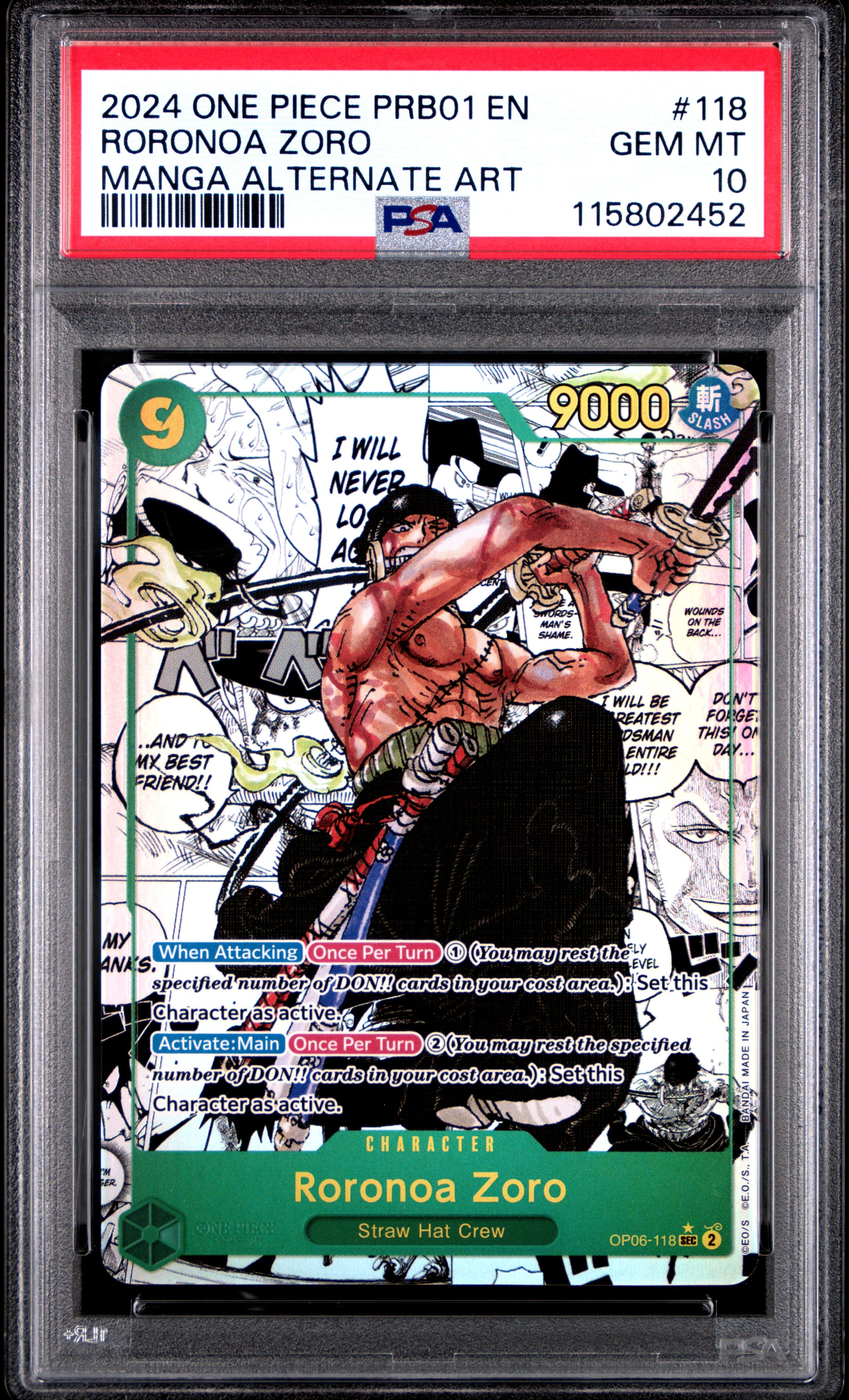 Roronoa Zoro Manga